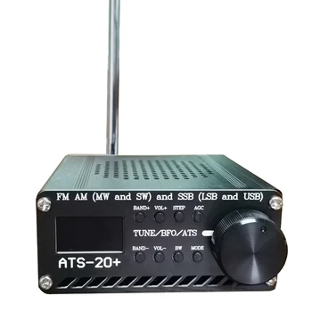 Originalus ATS-20 PLUS SI4732 Visi Juosta Radijas FM AM (MW Ir SW) Ir SSB (LSB) Ir USB) Su Antena 850MA Baterija