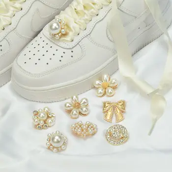 Pearl Gėlių Batai Pakabukai už Sneaker 