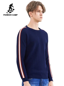 Pioneer stovykla naujas šiltas megztinis vyrams, prekės ženklo drabužių mados kratinys megztinis vyrų žiemos kokybės 100% medvilnės megztinis AMS802337