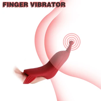 Piršto Vibratorius Stiprios Vibracijos Klitorio Stimuliatorius Suaugusiems G Taškinio Masažo Moterų Masturbator Erotinis Sekso Žaislų Pora