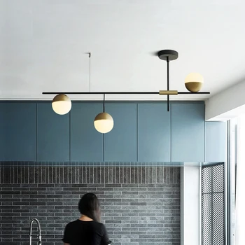 Postmodernios Juoda liustra apšvietimo prabanga virtuvė pasaulyje liustra riešutų kūrybos vila restoranas stiklo troba liustra