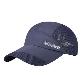 Quick Dry Sporto skrybėlę Lengvas mesh kvėpuojantis poliesteris veikia sporto kepurės skrybėlės vyrų ponios