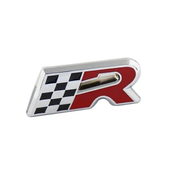 R Raidė Vėliava Logotipas Automobilių Kėbulo Sparnas Galinis Kamieno Emblema Įklija, Seat Leon CUPRA Lbiza Ateca