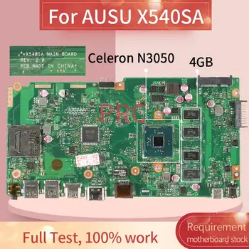 REV 2.1 AUSU X540SA Celeron N3050 Sąsiuvinis Mainboard SR29H su 4GB RAM DDR3 Laptopo plokštė