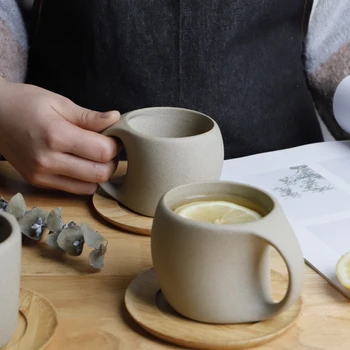 Retro Tauriosios Keramikos Puodelis Kavos Puodelio Pieno Puodelis Namų Japonų Kūrybos TeaCup Office Geriamas Puodelis pusryčiai taurė