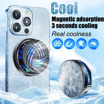 Telefonas Magnetinio Puslaidininkių Šaldymo Radiatorius, ABS Žaidimas Aušintuvo Sistemos Mini Quick Aušinimo Ventiliatorius 