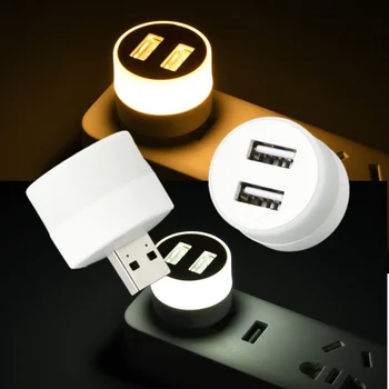 USB Naktį Šviesos USB Mažas Knygos Lempos, LED Apsaugos Skaitymo Šviesos USB Kištukas, Kompiuterio, Mobiliojo Energijos Įkrovimo Stalo Lempos LedPortable