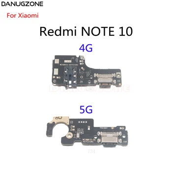 Už Xiaomi Redmi 10 PASTABA 4G 5G USB Įkrovimo Dokas Uosto Lizdas Jack Plug Jungtis baterijos Valdybos Flex Kabelis