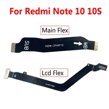 Už Xiaomi Redmi 10 Pastaba 10S 10T Pro 4G 5G Pagrindinės plokštės Jungtis USB Valdybos LCD Ekranas Flex Kabelis, Remontas, Dalys