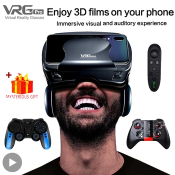 VRG Pro 3D Virtual Reality (VR), Akiniai Prietaisus, laisvų Rankų įranga Viar Šalmas, Akiniai, Lęšiai Išmaniųjų Telefonų išmaniųjų telefonų Valdytojai Žiūrovas