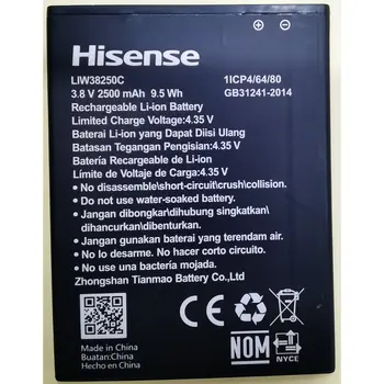 Visiškai nauji aukštos kokybės 2500mAh LIW38250C Baterija Hisense LIW38250C Mobilusis Telefonas