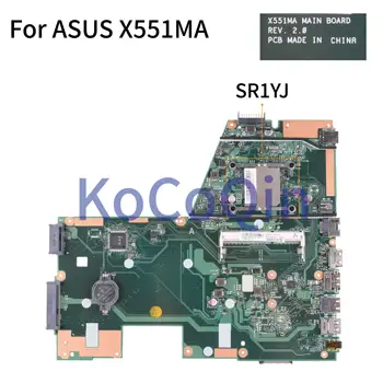 X551MA Už ASUS D550M F551M X551MA N2820 N2830 Sąsiuvinis Mainboard APS.2.0 SR1YJS Nešiojamas Plokštė