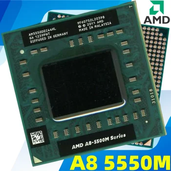  laptop CPU A8-5550M 2.1 GHz/4 MB/4 cores/Lizdas FS1 (FS1r2) Procesorius