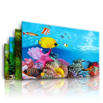 Žuvų bakas fone dekoratyvinis lipdukas Žuvų bakas kraštovaizdžio, aplinkosaugos ¾enklelis plakato fone, akvariumą, Jūrų augalai, akvariumo tapyba