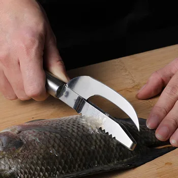 Žvynų Peilis Žuvies, Jūros Gėrybių Filting Cutter Scaler Peiliai Valymo Skustukas Gali Atidarytuvas, Virtuvės Maisto Ruošimo Priemonės Dalykėlių Accesories