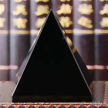 Juodasis Obsidianas Gydymo Piramidės Natūralių Kristalų Akmens Papuošalai Anti-stresas Ramybės, Gryno Obsidianas Elektros Energijos Už Kambarį