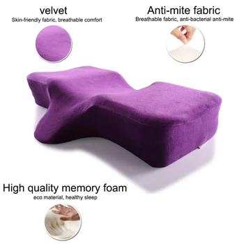 atminties putų blakstienų pratęsimo ergonomiška pagalvė kreivė pagalvę kaklo parama išvengti knarkimas idealiai įgaubtas medicinos pagalvės